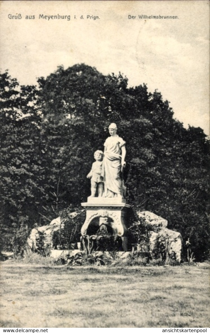 CPA Meyenburg in der Prignitz, Wilhelmsbrunnen