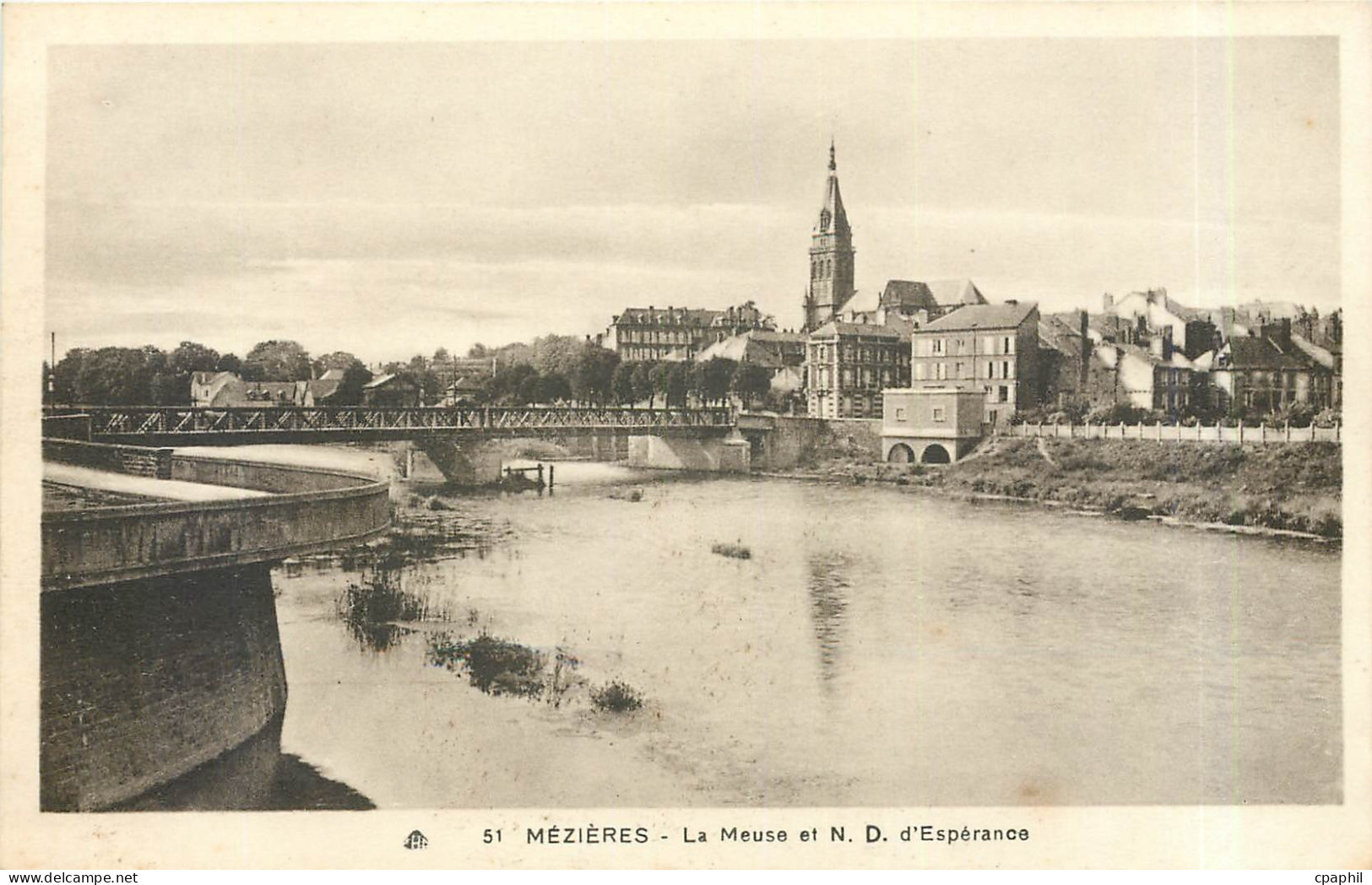 CPA MEZIERES-La meuse et N.D d'Esperance