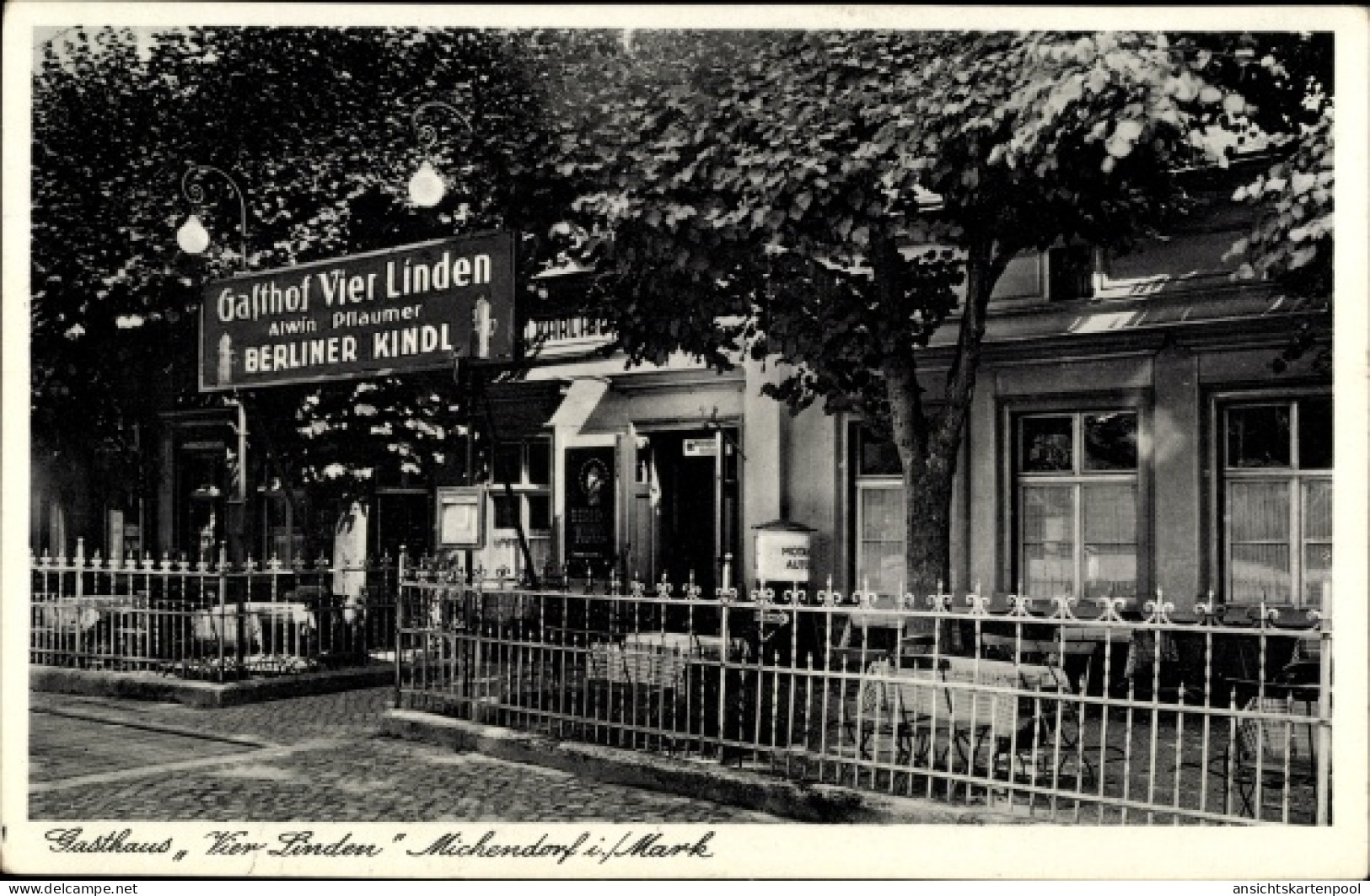 CPA Michendorf in der Mark, Gasthaus Vier Linden