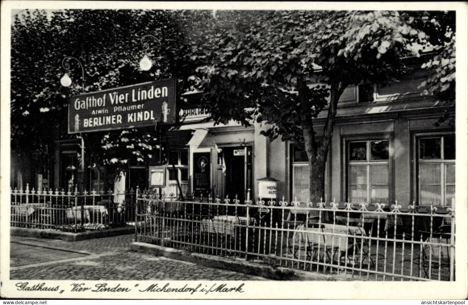 CPA Michendorf in der Mark, Gasthaus Vier Linden
