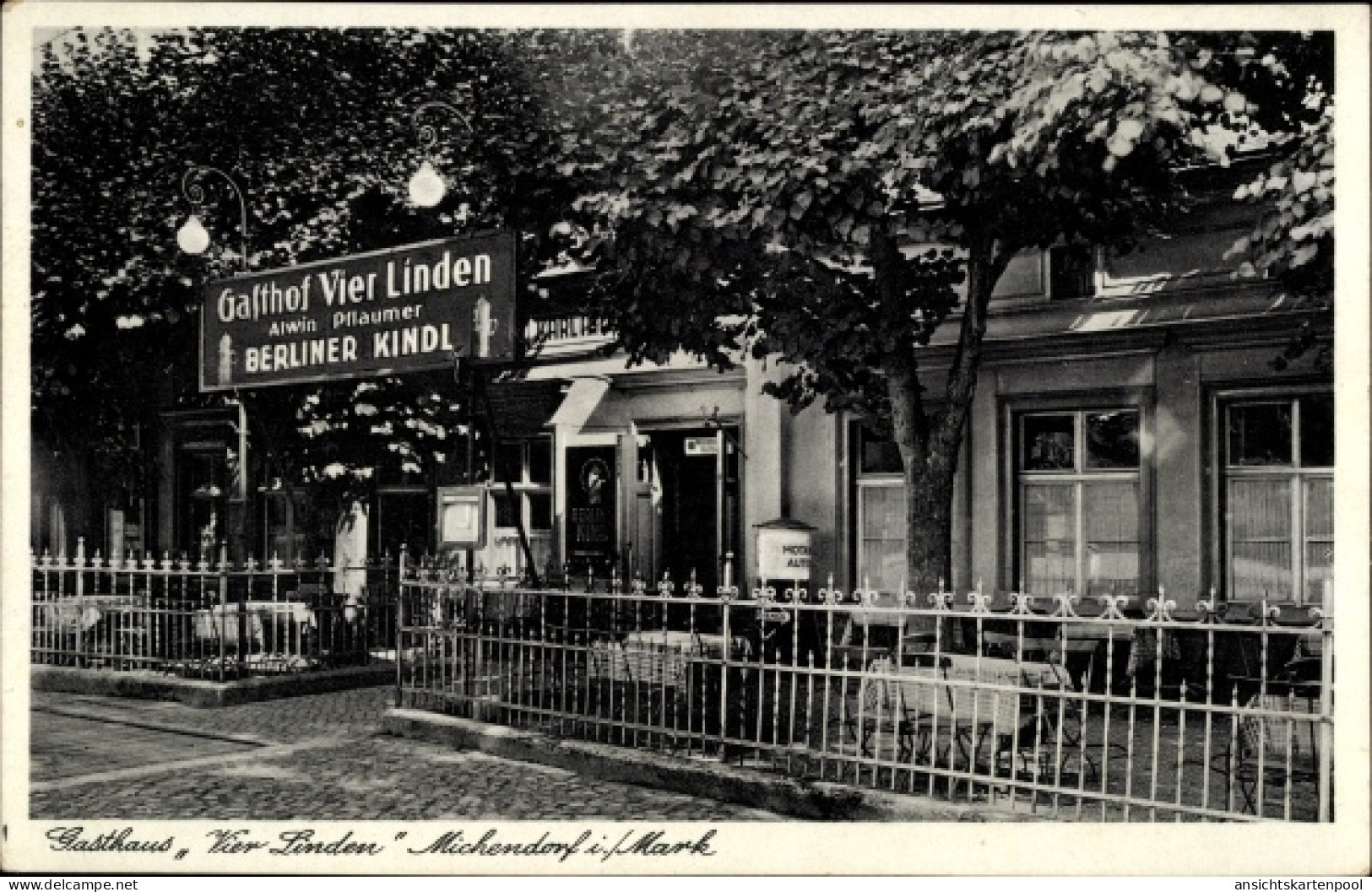 CPA Michendorf in der Mark, Gasthaus Vier Linden