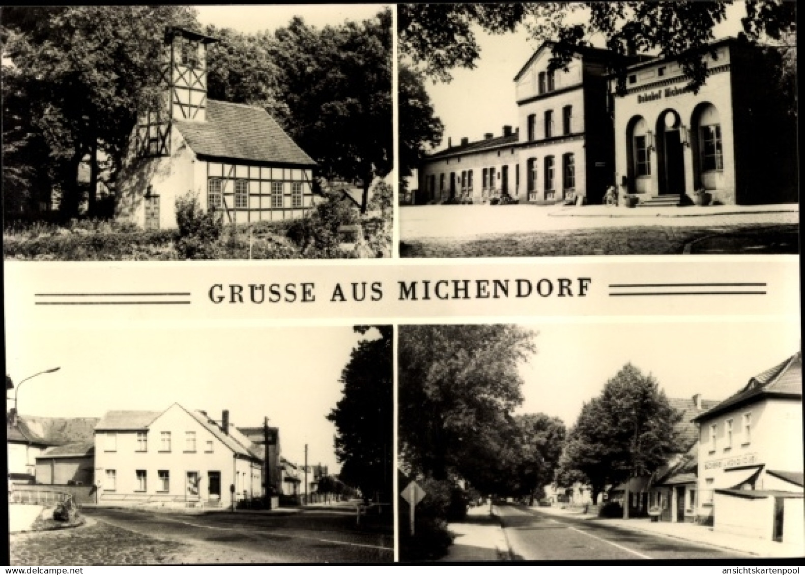 CPA Michendorf in der Mark, Ortsansichten, Bahnhof