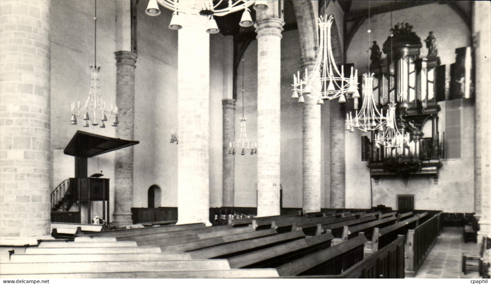 CPA Middelburg Interieur Nieuwe Kerk Orgue