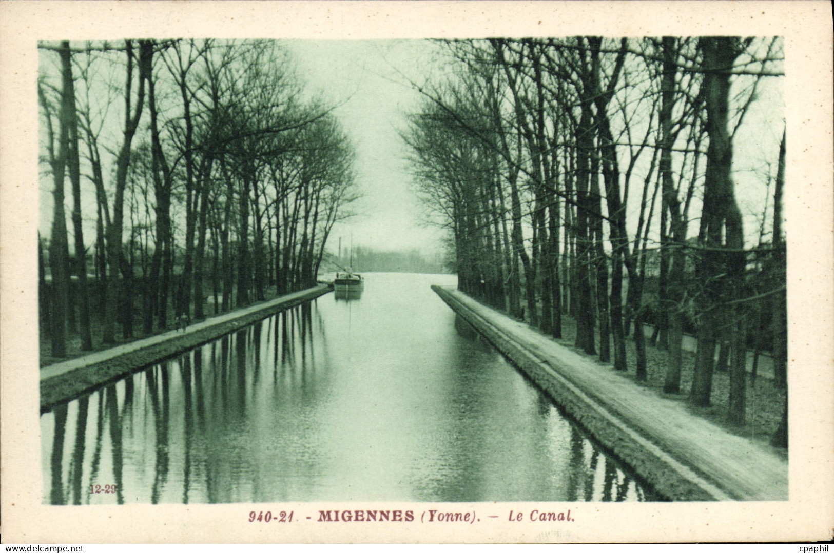CPA Migennes Le Canal