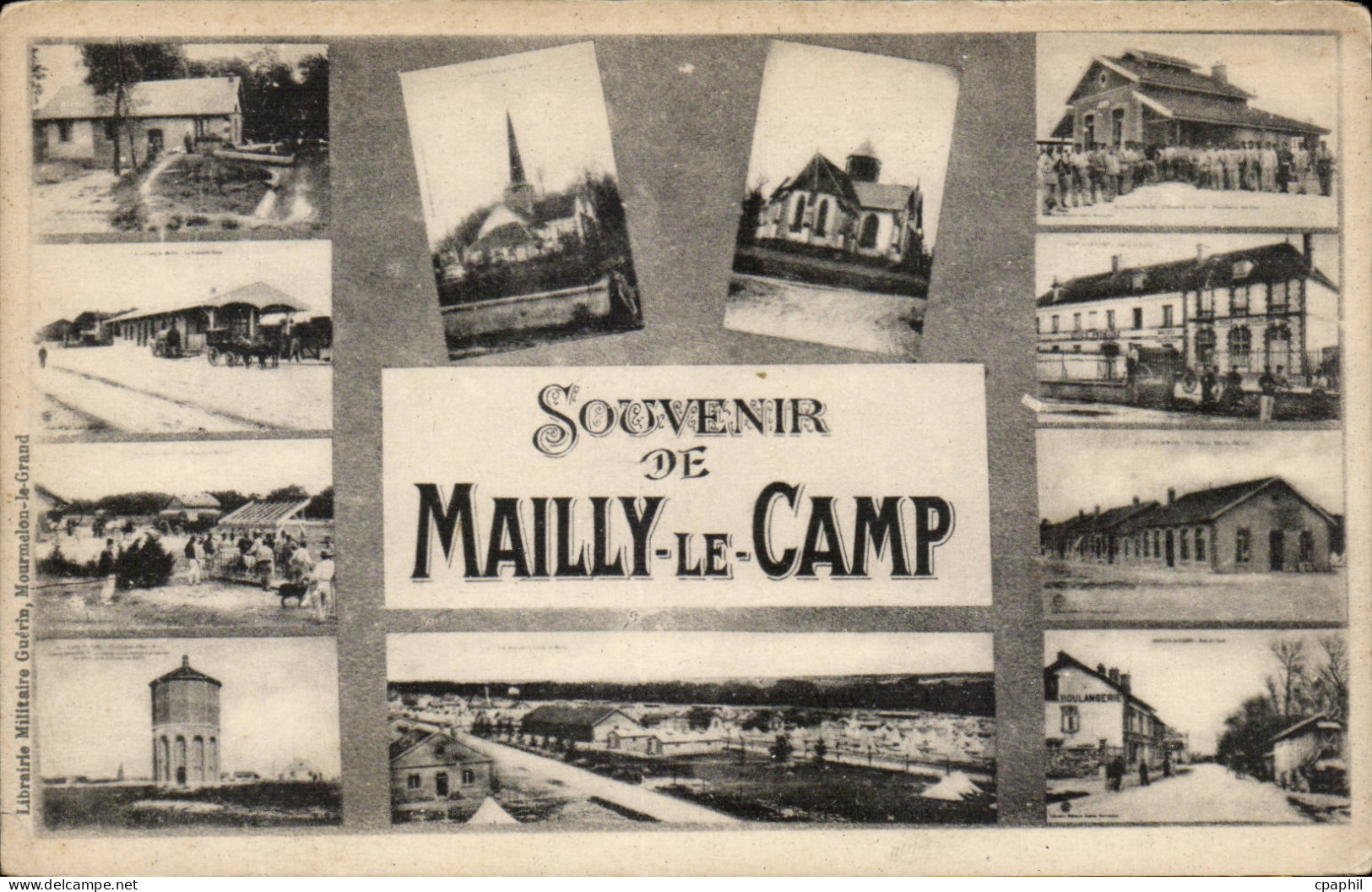 CPA Militaria Mailly le Camp Souvenir