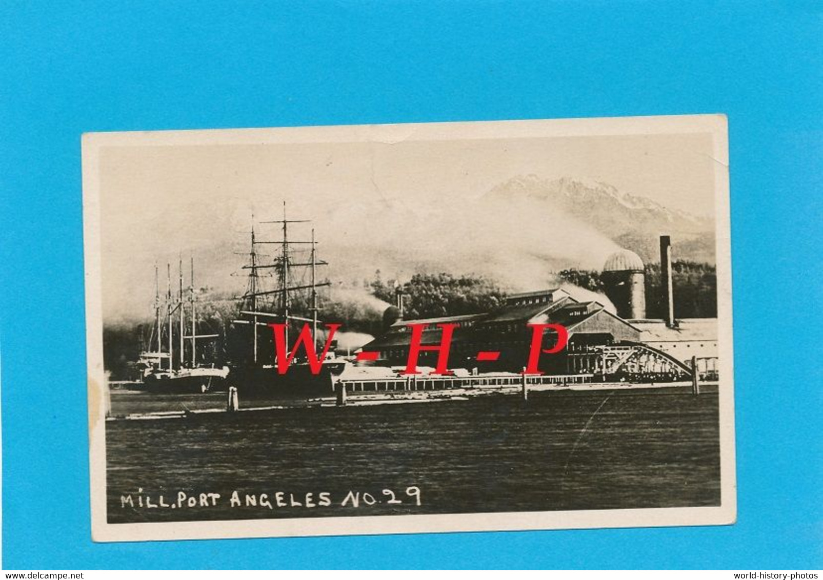 CPA - MILL. PORT ANGELES N° 29 - Bateaux - usines