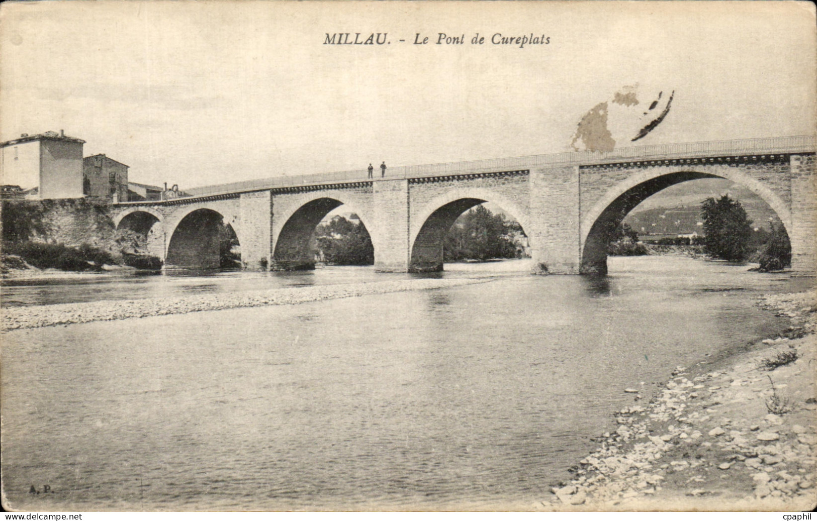 CPA Millau Le pont de Cureplats