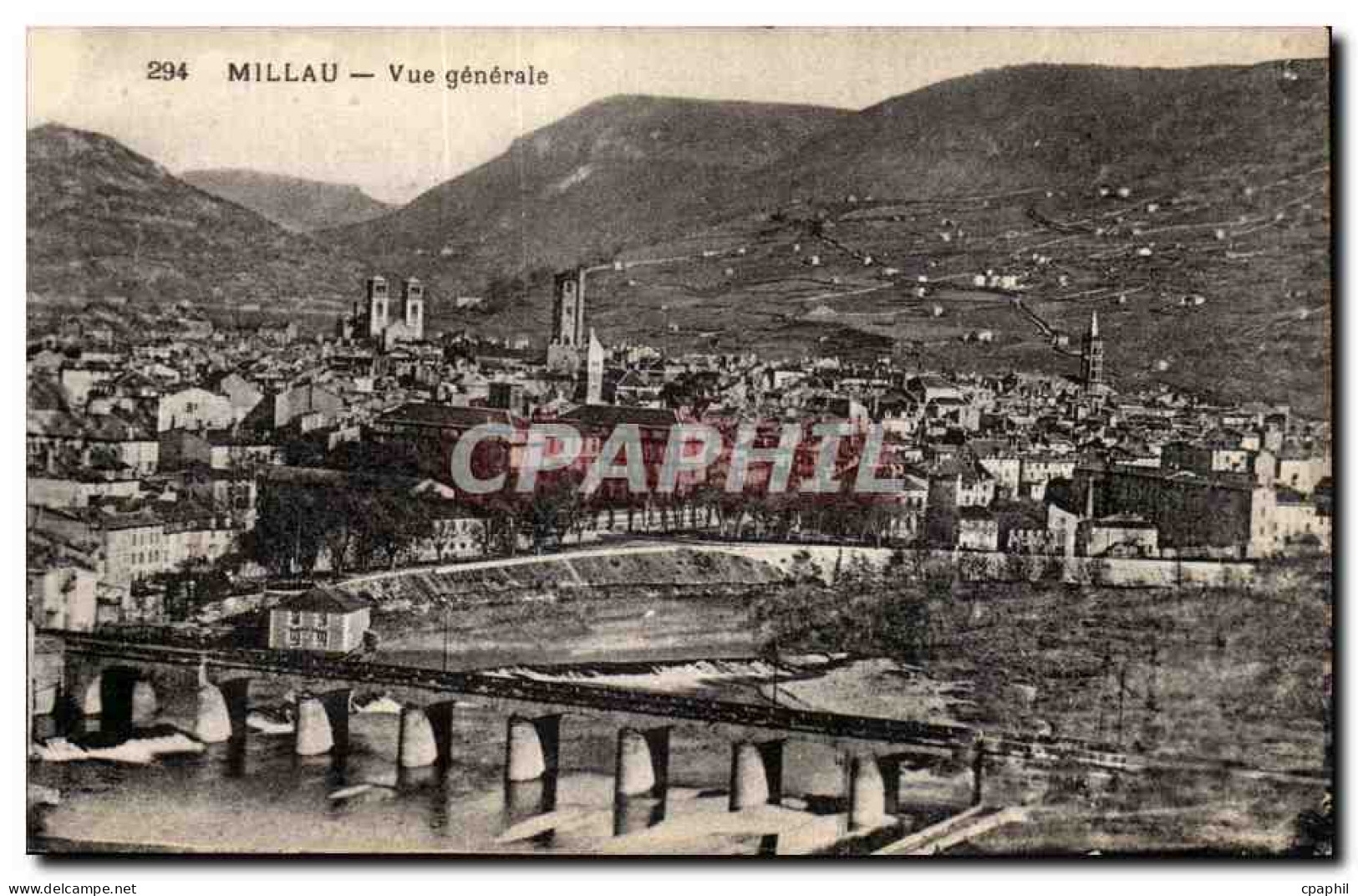 CPA Millau Vue generale