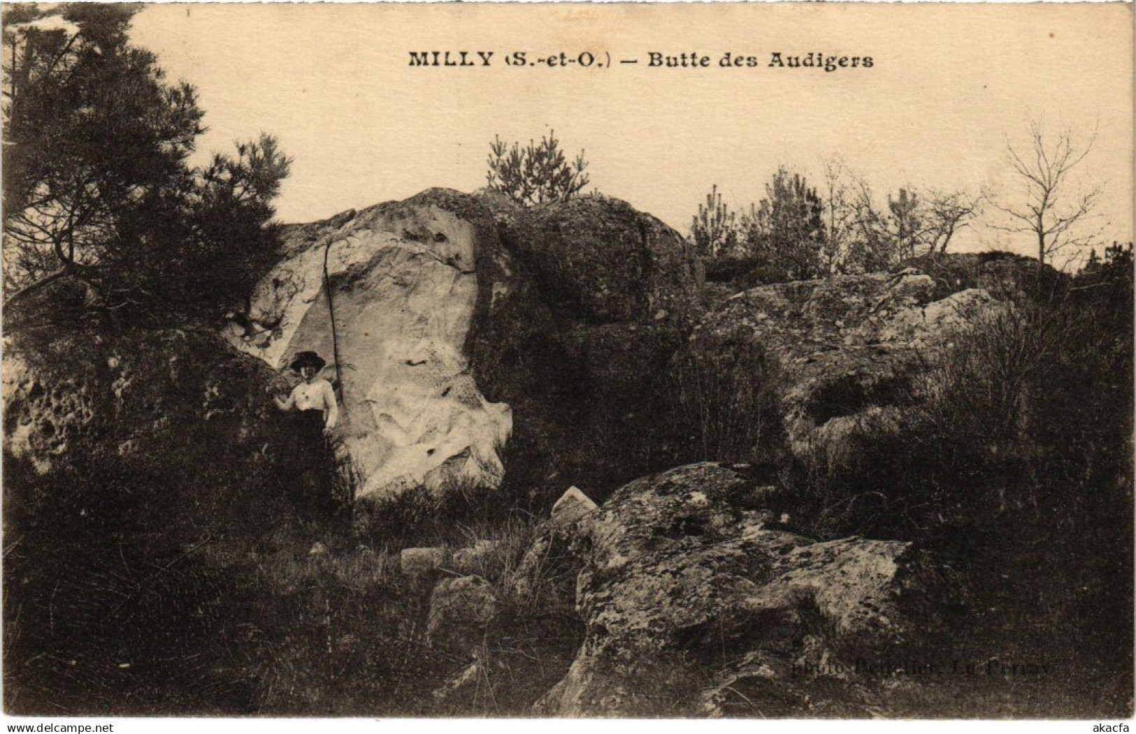 CPA MILLY-la-FORET Butte des Audigers (1354972)