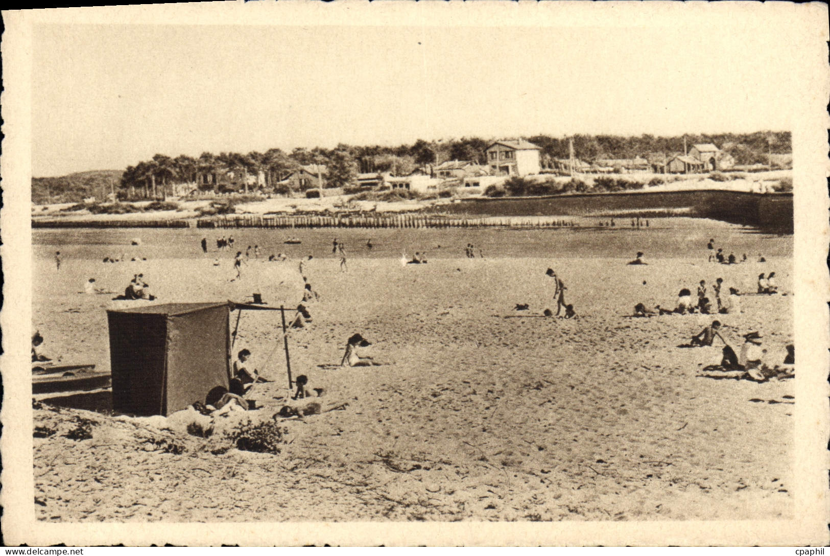 CPA Mimizan Plage La Plage Du Courant