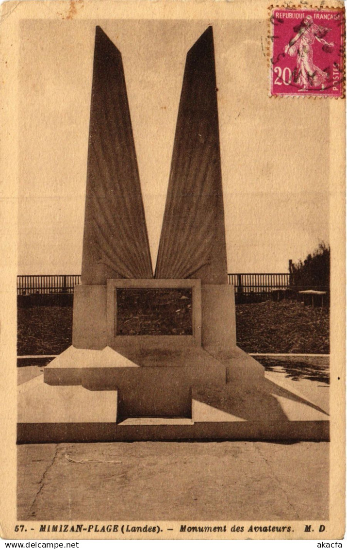 CPA MIMIZAN-PLAGE - Monument des Aviateurs (776880)