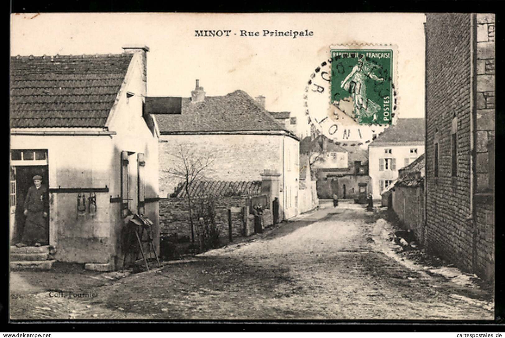 CPA Minot, Rue Principale