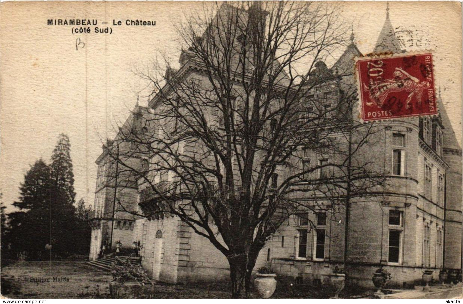CPA MIRAMBEAU Le Chateau (666833)