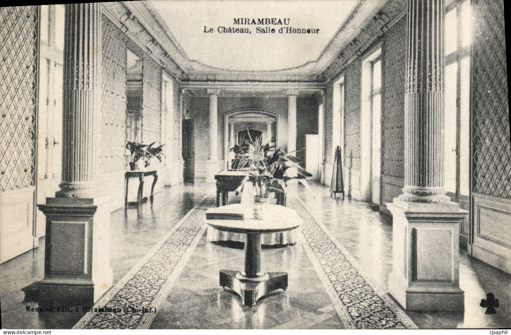 CPA Mirambeau Le Chateau Salle D'Honneur
