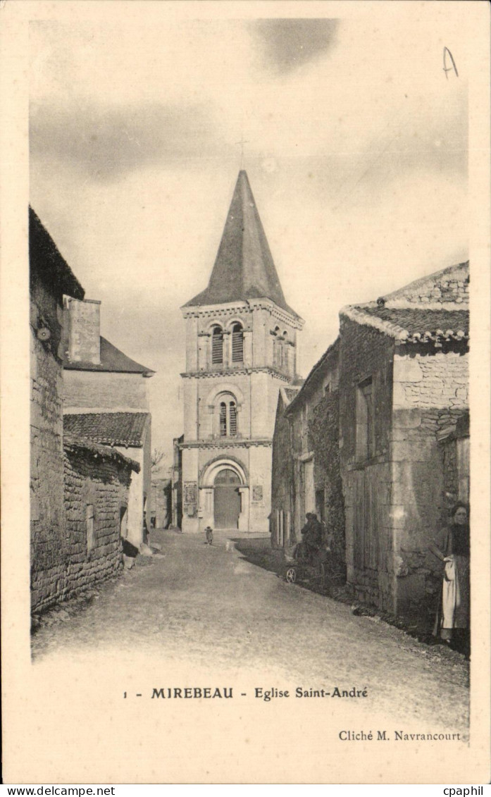 CPA Mirebeau Eglise Saint Andre