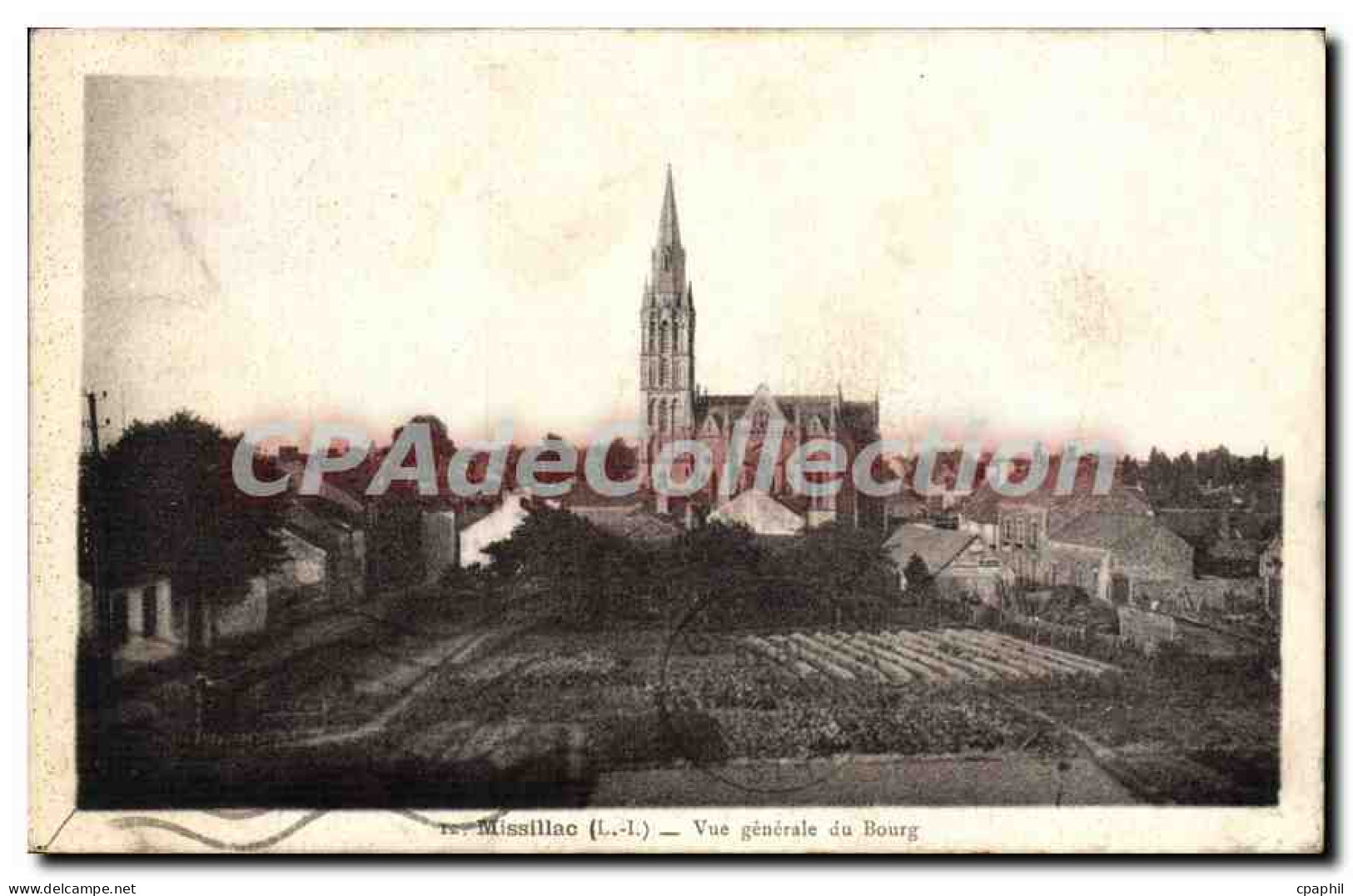 CPA Missillac Vue Generale Du Bourg