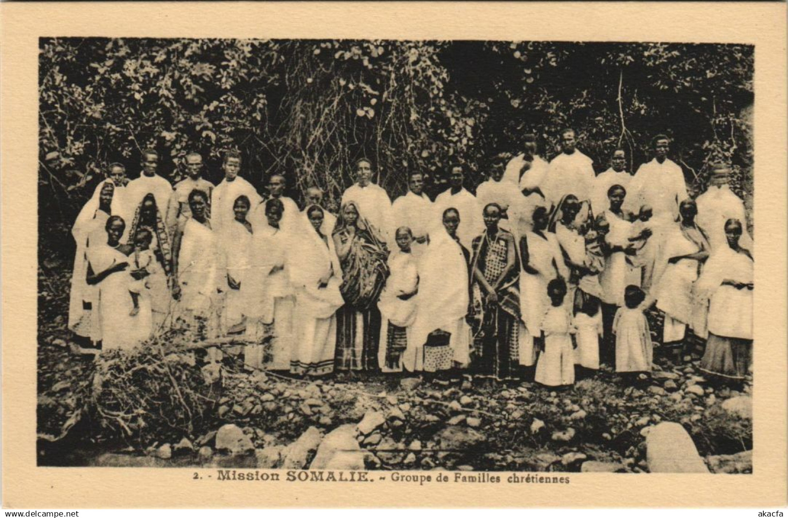 CPA Mission Somalie - Groupe de Familles Chretiennes SOMALIA (1084575)