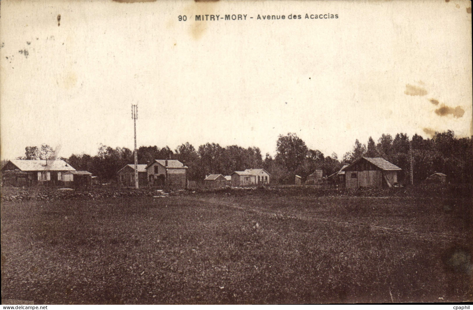 CPA Mitry Mory Avenue Des Acaccias