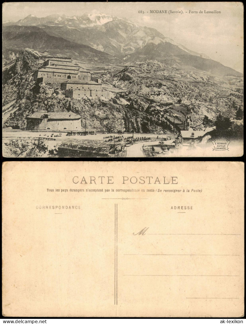 CPA Modane MODANE (Savoie) Forts de Lesseillon 1910