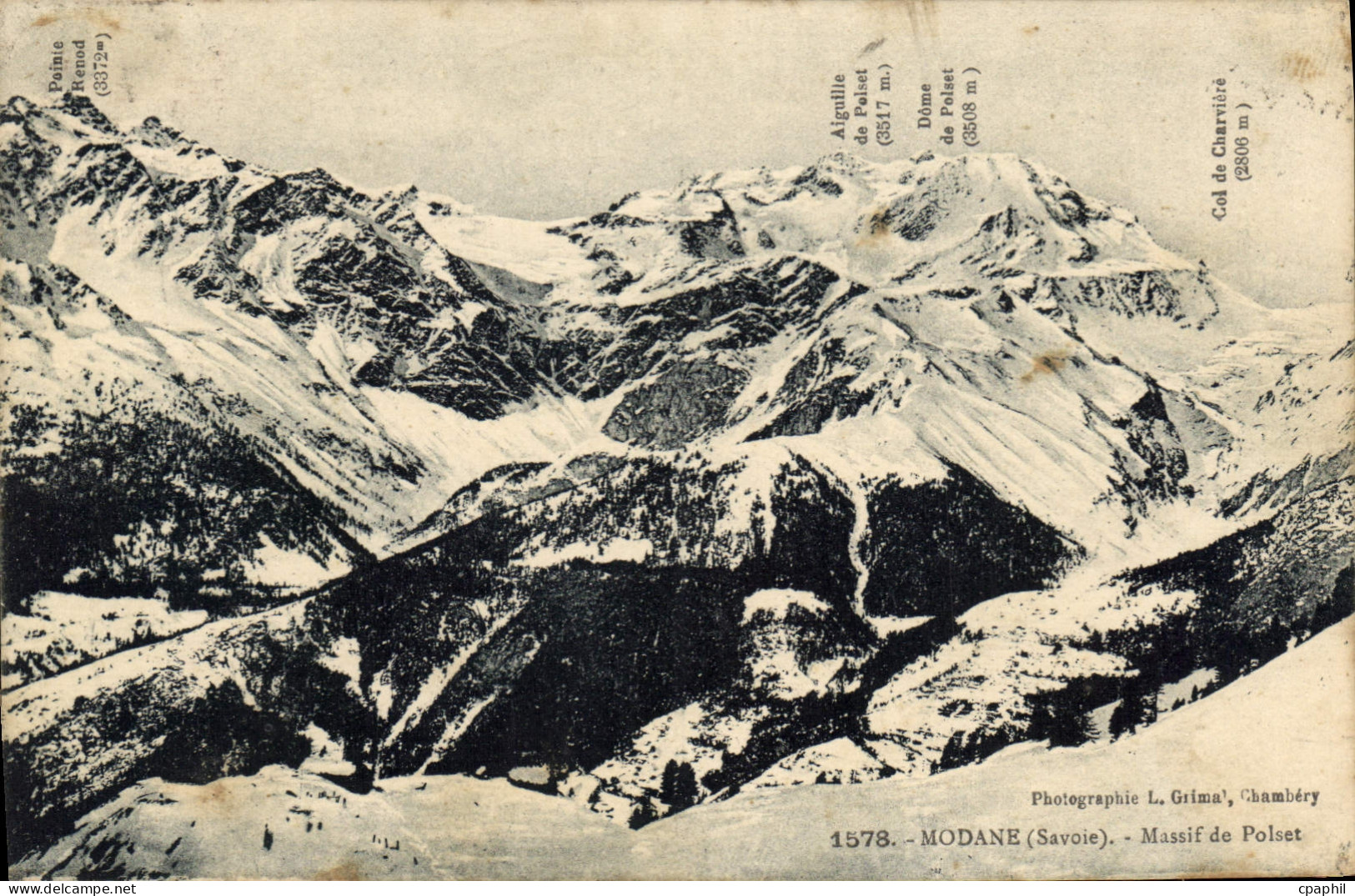 CPA Modane Savoie Massif de Polset