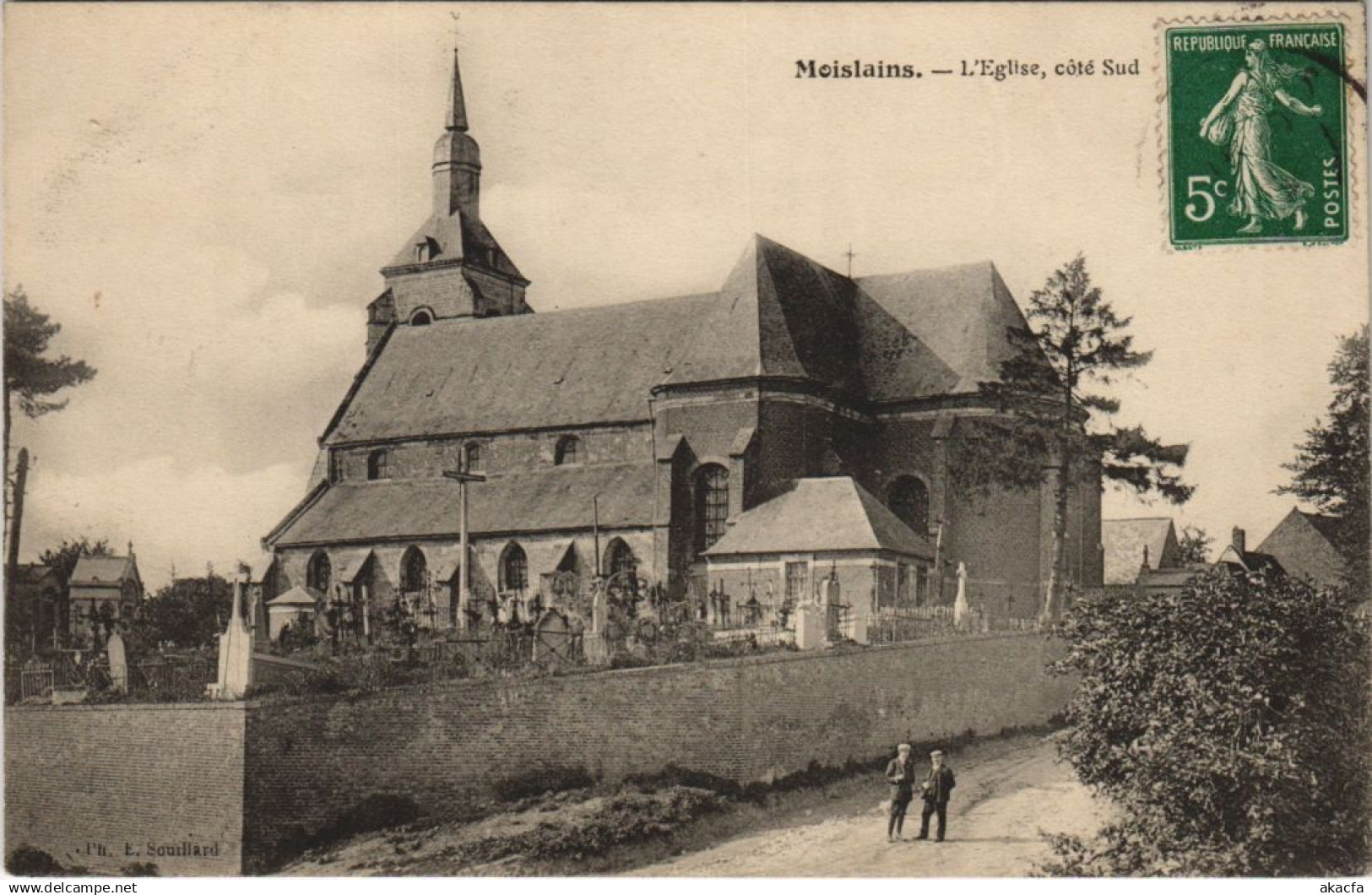 CPA MOISLAINS Eglise (25159)