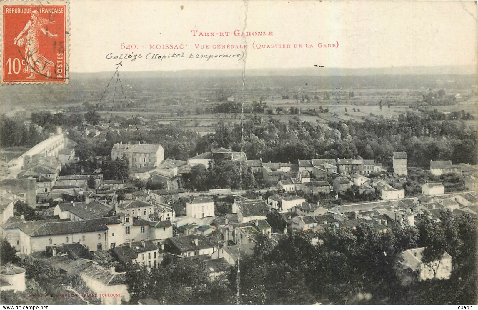 CPA Moissac Vue generale