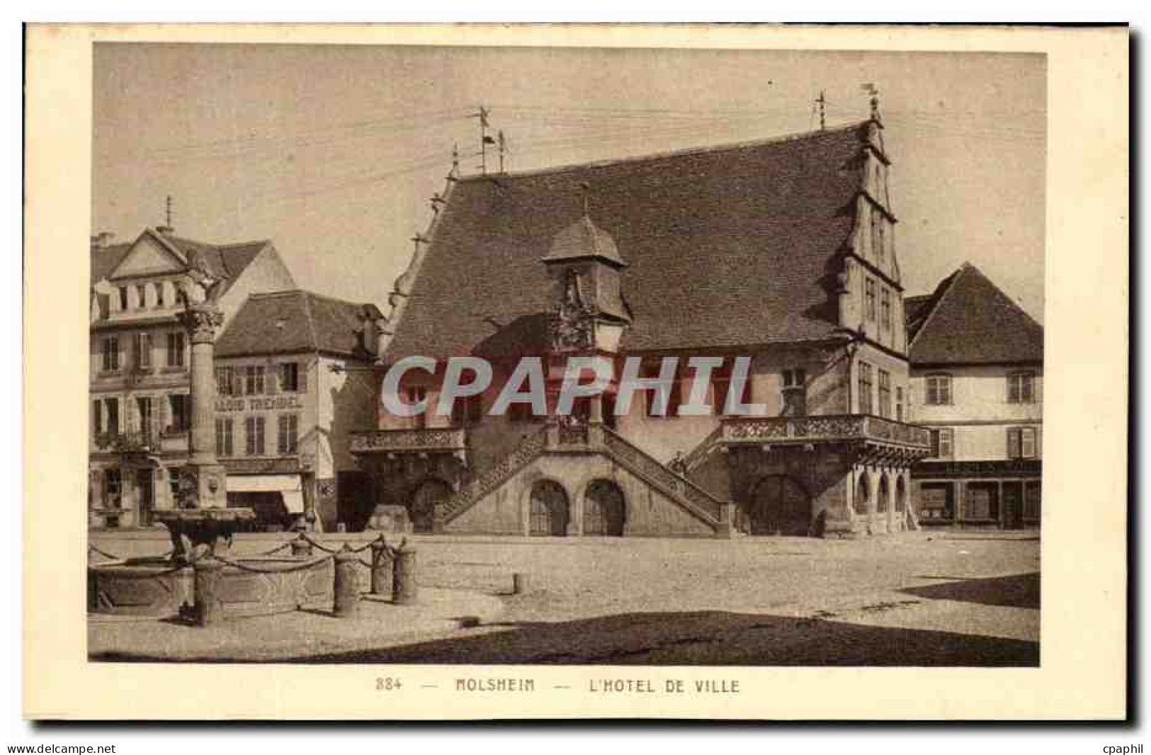 CPA Molsheim L Hotel de Ville