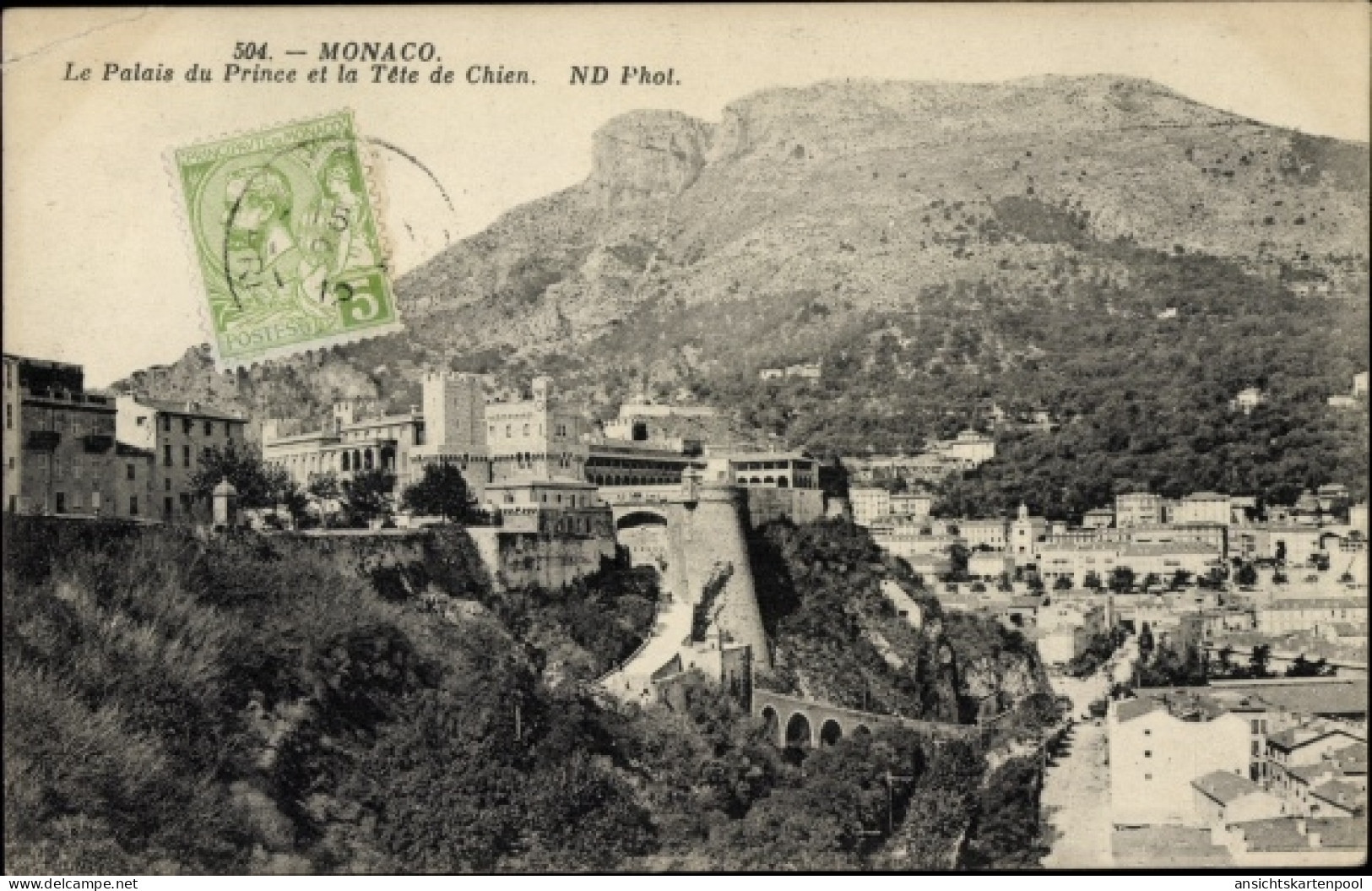 CPA Monaco, Der Fürstenpalast und der Hundekopf