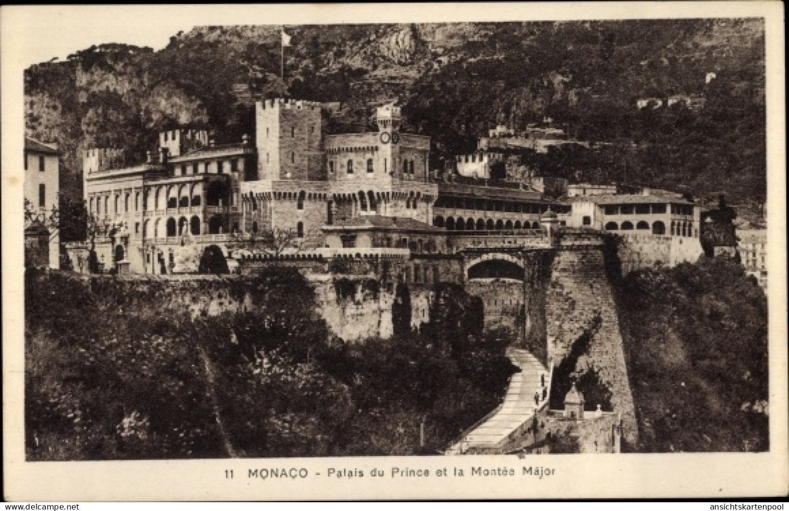 CPA Monaco, Fürstenpalast, Montee Major