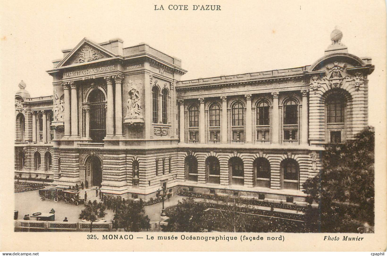 CPA Monaco Le musee oceanographique facade nord
