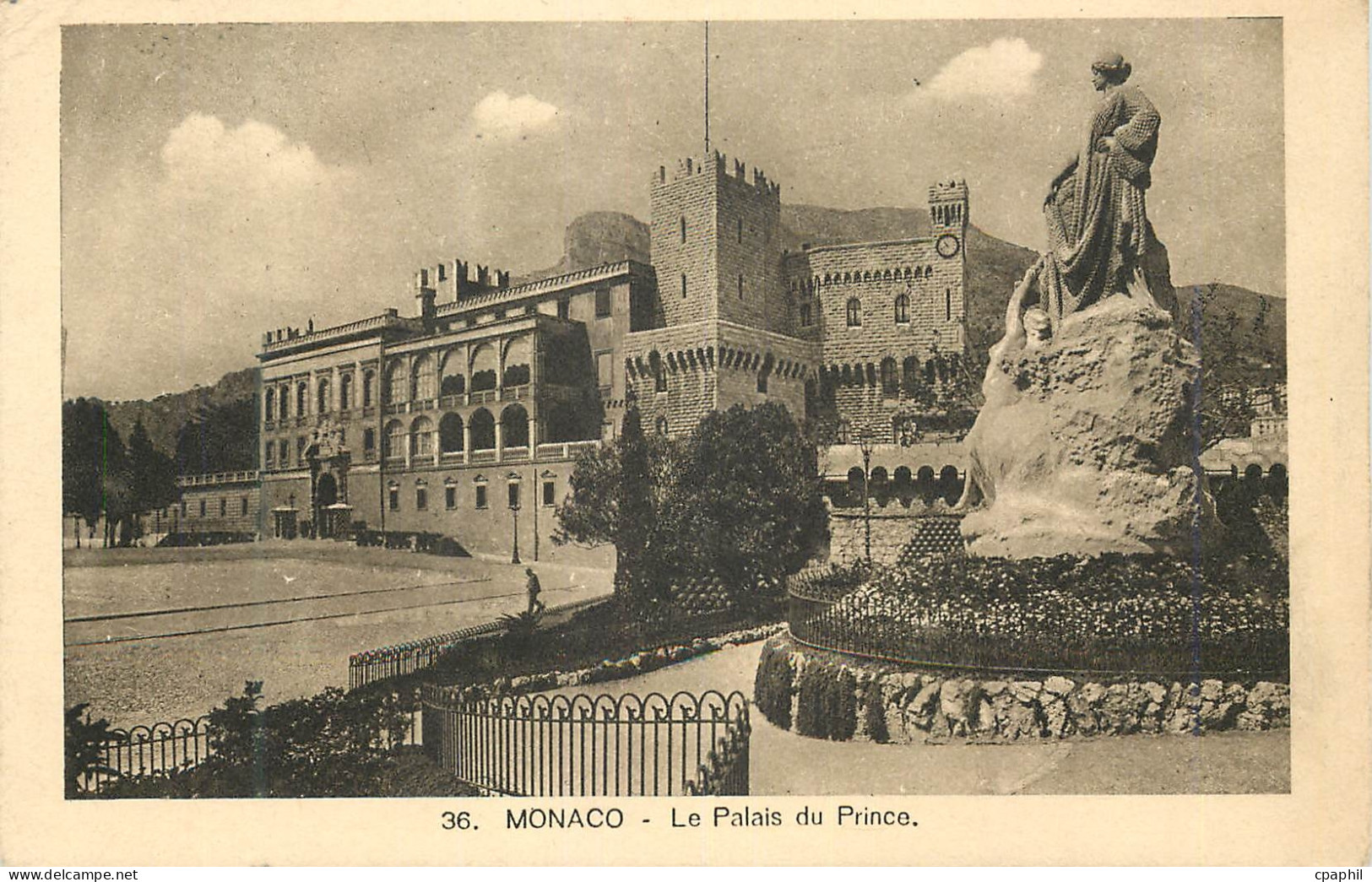CPA MONACO - Le Palais du Prince