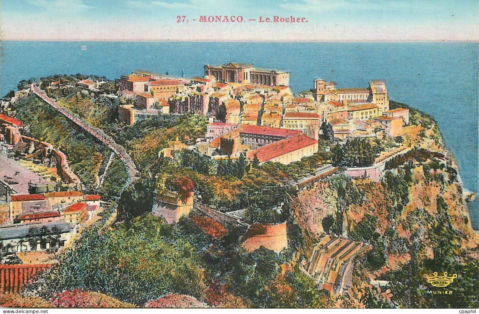 CPA MONACO  Le Rocher
