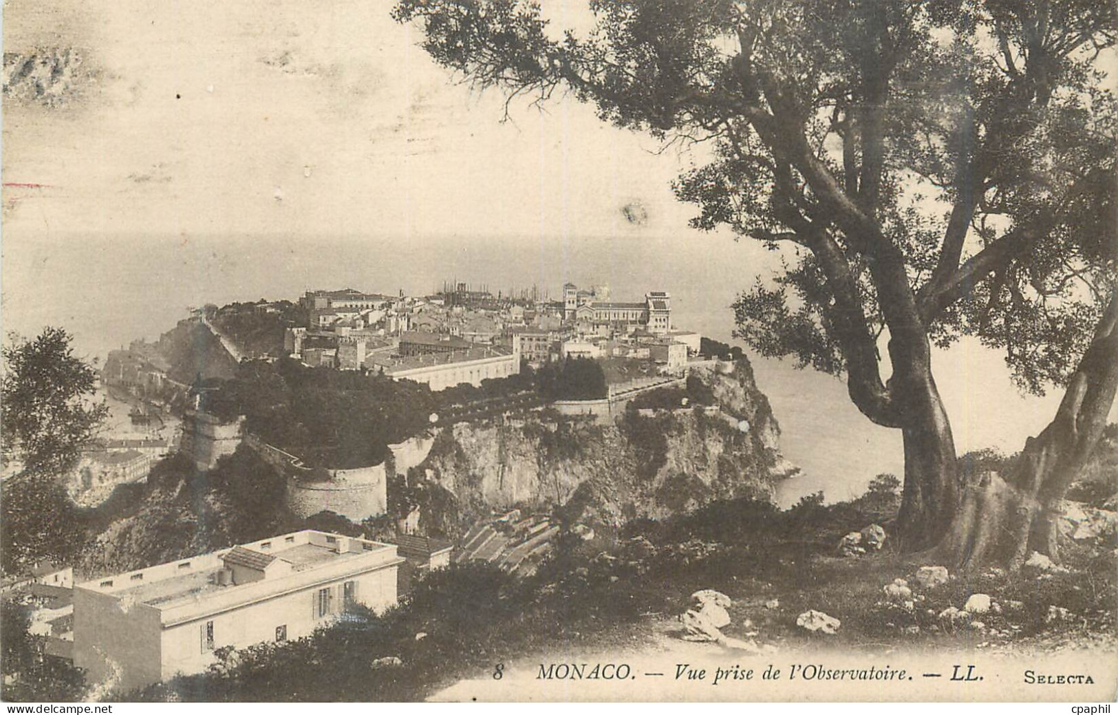 CPA MONACO  Vue prise de l'Observatoire