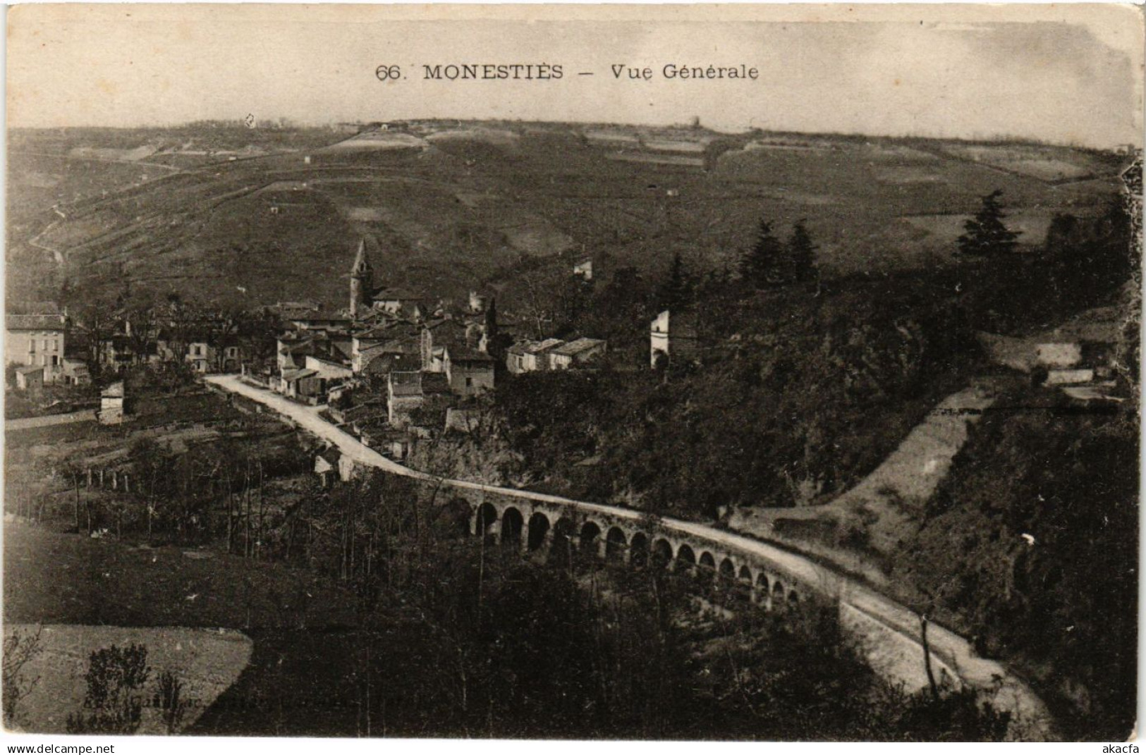 CPA Monesties - Vue générale (255395)