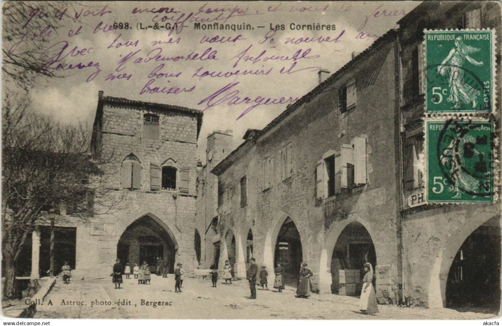 CPA Monflanquin Les Cornieres FRANCE (1171823)