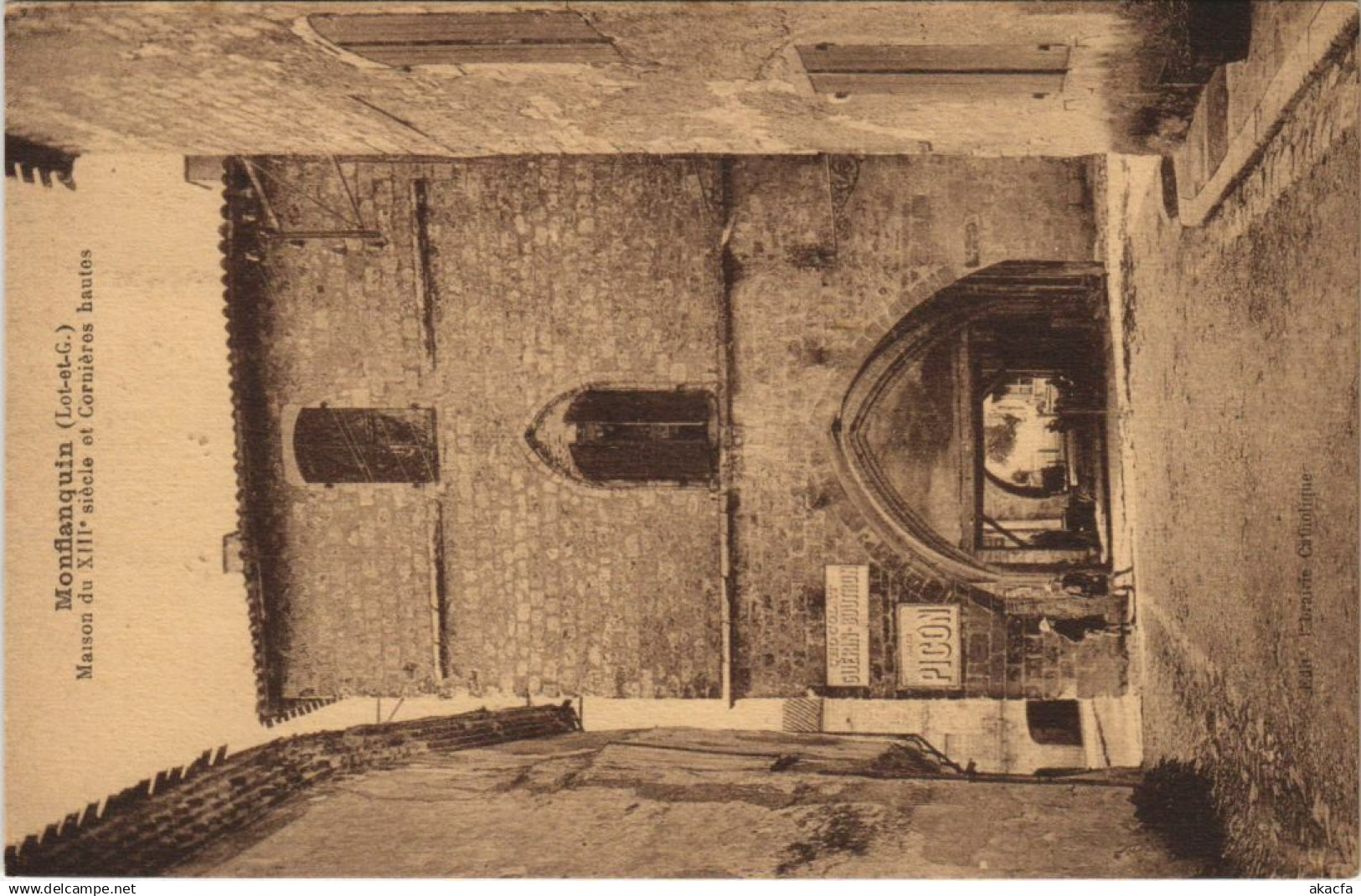 CPA Monflanquin Maison du XIII e siecle FRANCE (1171820)