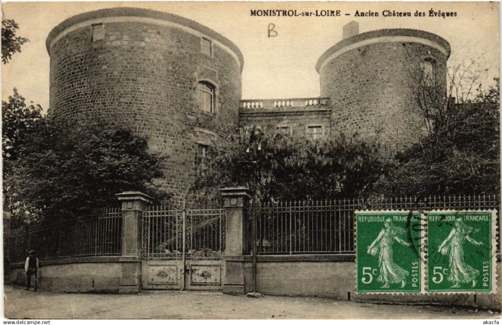 CPA MONISTROL-sur-LOIRE - Ancien Chateau des Eveques (517241)