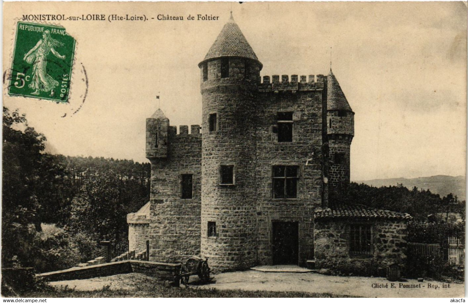 CPA MONISTROL-sur-LOIRE - Chateau de Foltier (517087)