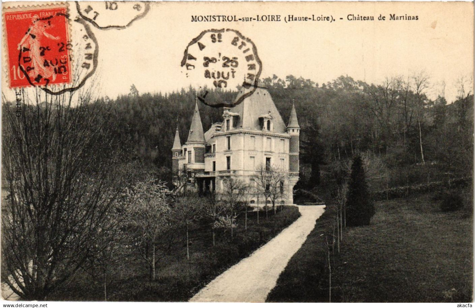 CPA MONISTROL-sur-LOIRE - Chateau de Marinas (517303)