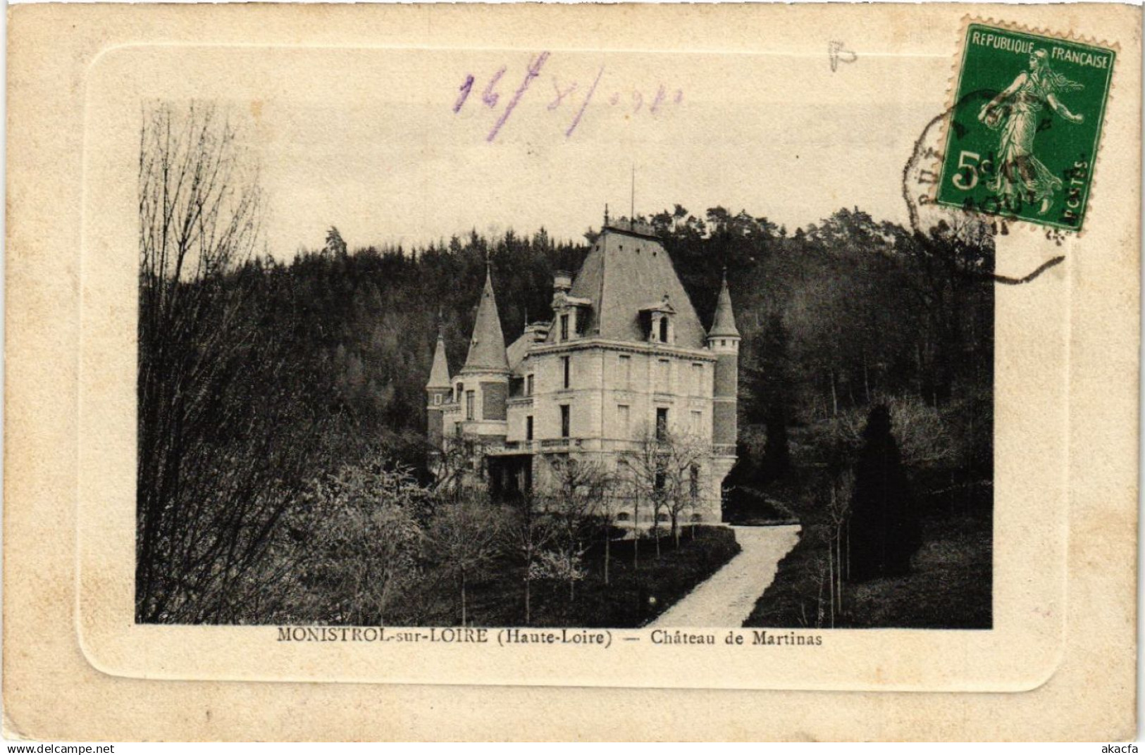 CPA MONISTROL-sur-LOIRE - Chateau de Martines (517313)