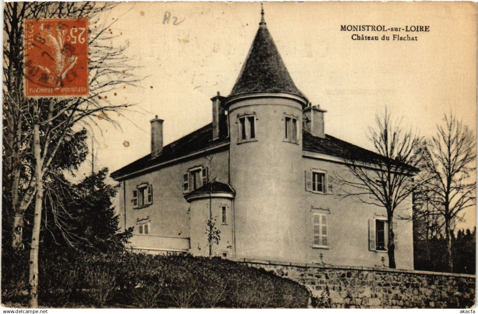 CPA MONISTROL-sur-LOIRE - Chateau du Flachet (517290)