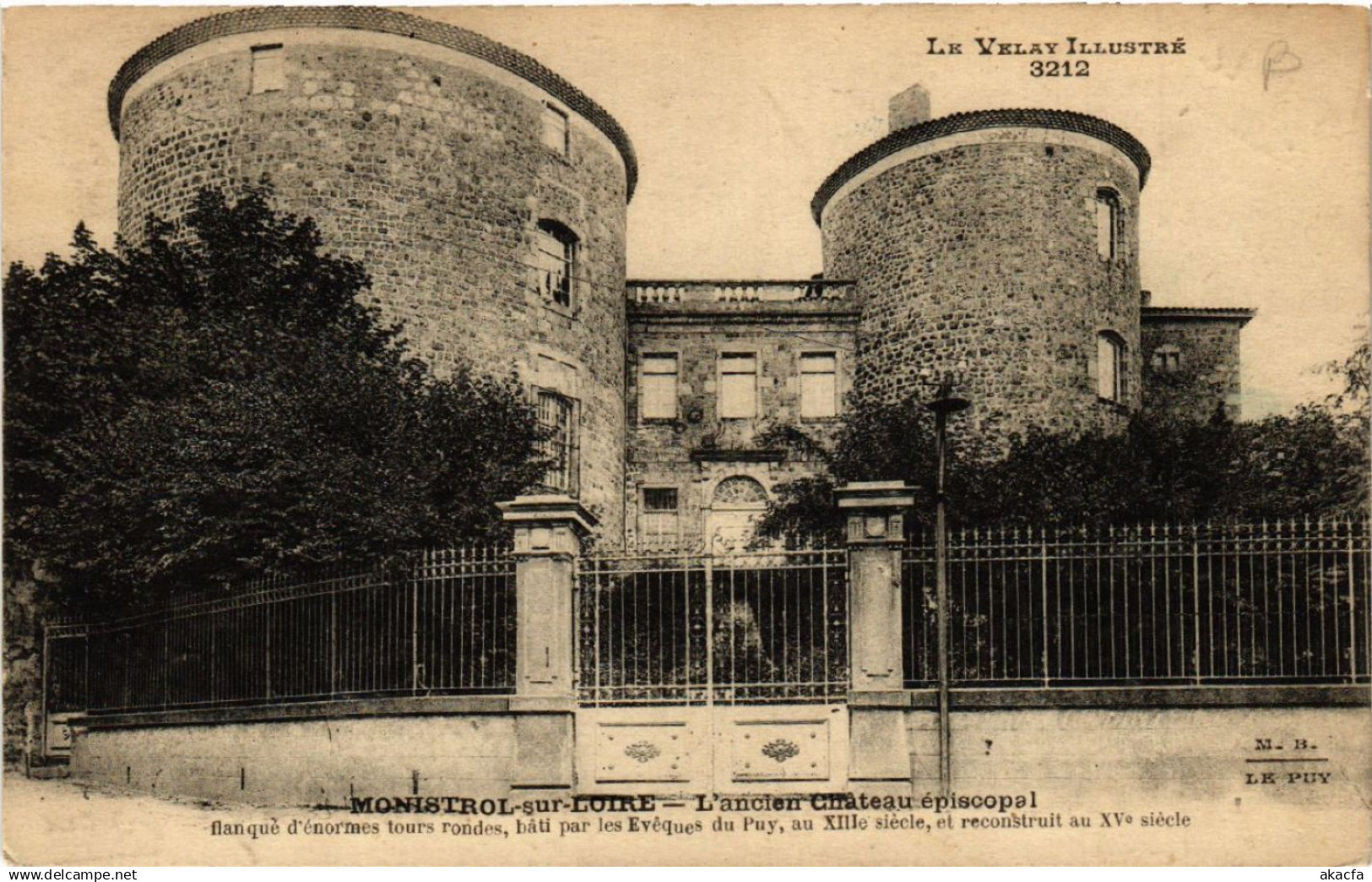 CPA MONISTROL-sur-LOIRE - L'ancien Chateau episcopal (517245)