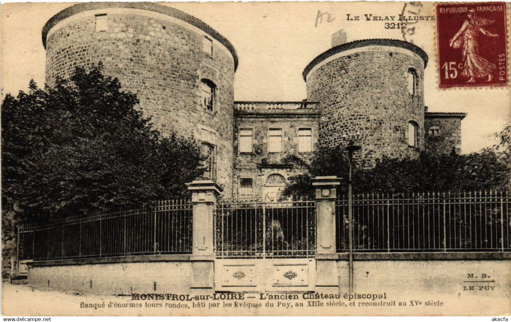 CPA MONISTROL-sur-LOIRE - L'ancien Chateau episcopal (517297)