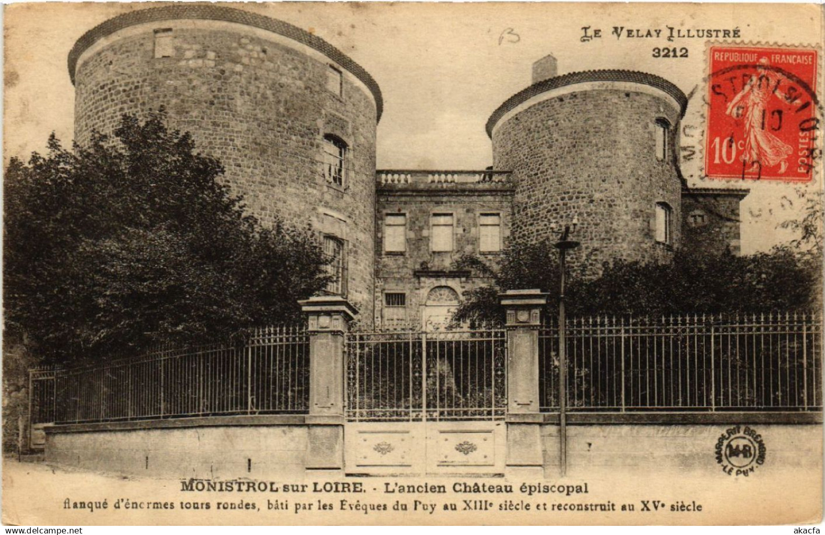 CPA MONISTROL-sur-LOIRE - L'ancien Chateau episcopal (517299)
