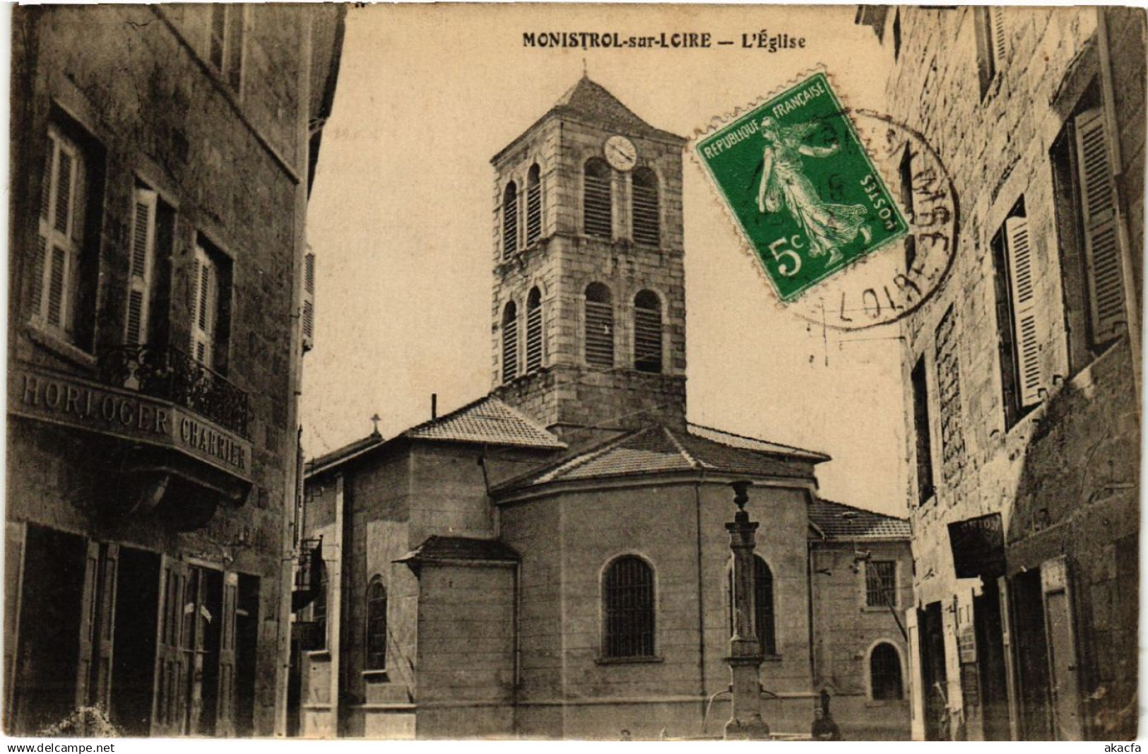 CPA MONISTROL-sur-LOIRE - L'Église (517283)