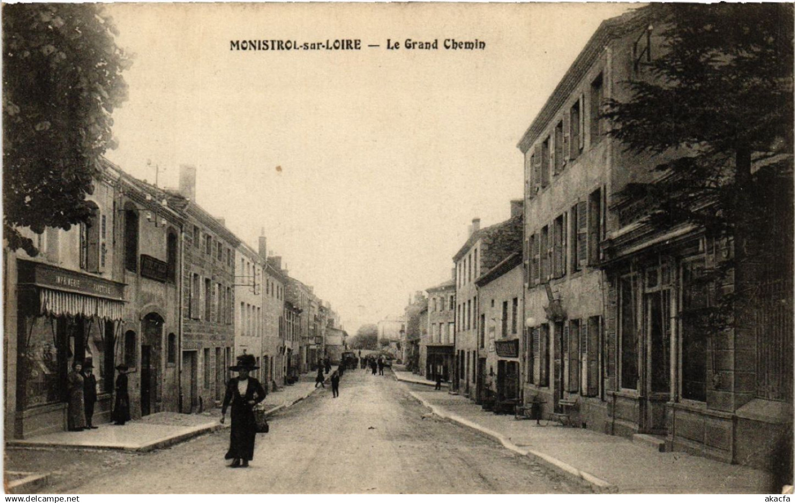CPA MONISTROL-sur-LOIRE - Le Grand Chemin (517934)