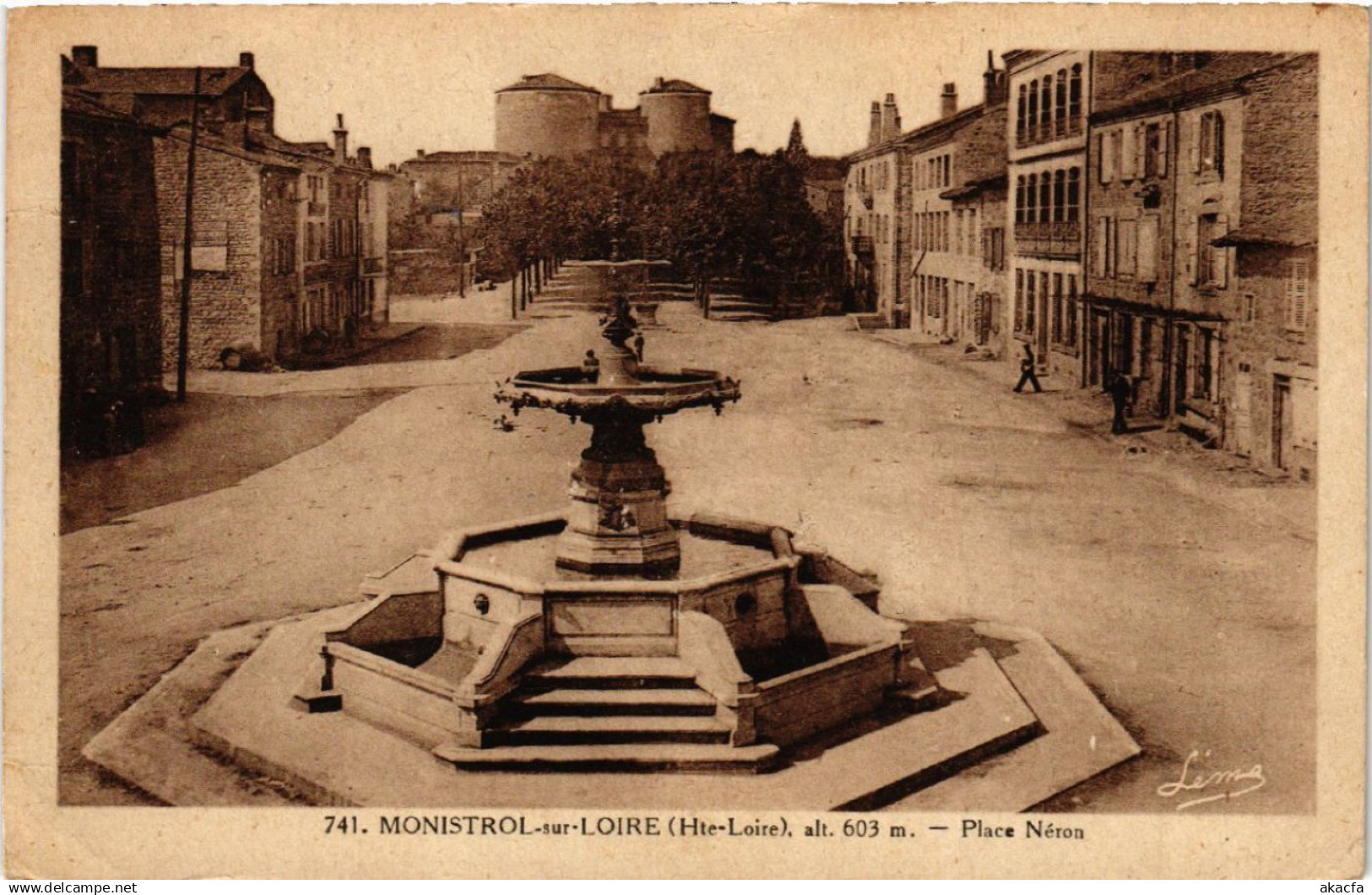 CPA MONISTROL-sur-LOIRE - Place Neron (517319)