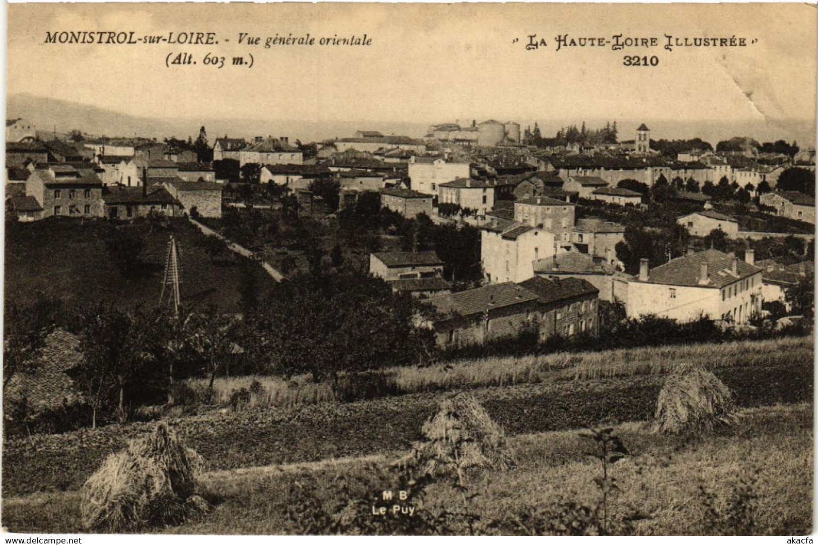 CPA MONISTROL-sur-LOIRE - Vue générale orientale (517275)