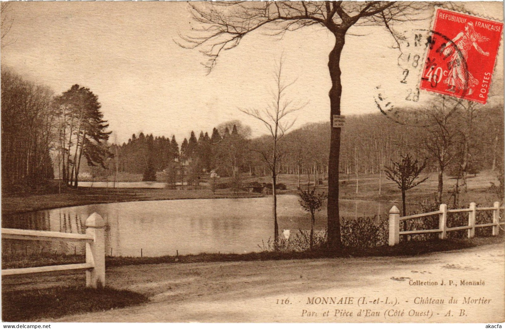 CPA Monnaie Chateau du Mortier (1473196)