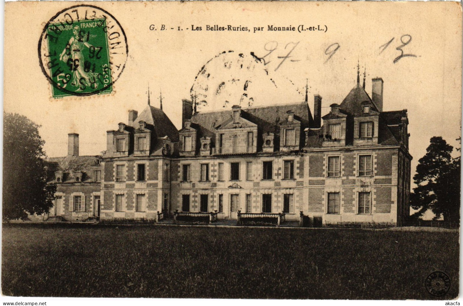CPA Monnaie Les Belles Ruries FRANCE (1379844)